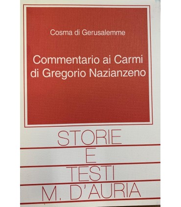 Commentario ai Carmi di Gregorio Nazianzeno,