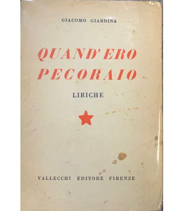 Quand'ero pecoraio. Liriche.