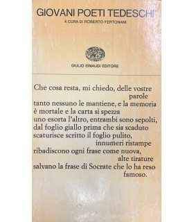 Giovani poeti tedeschi.