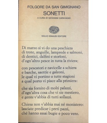 Sonetti.
