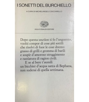 I sonetti del Burchiello.