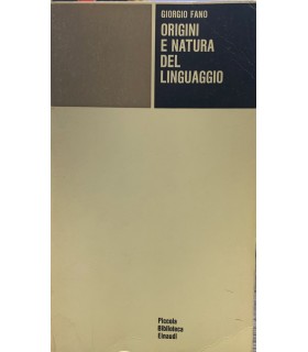 Origini e natura del linguaggio.