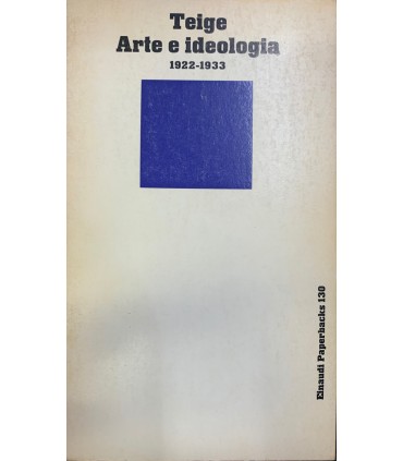 Arte e ideologia. 1922-1923.