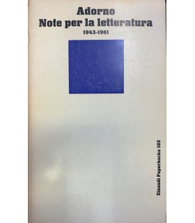 Note per la letteratura. 1941-1961.