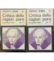 Critica della ragion pura.