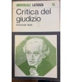 Critica del giudizio.