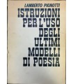 Istruzioni per l'uso degli ultimi modelli di poesia.