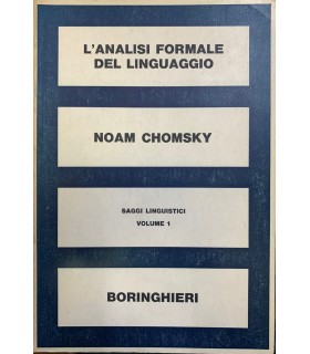 Saggi linguistici. Vol. I. L'analisi formale del  linguaggio.