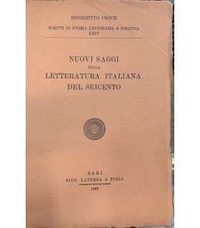 Nuovi saggi sulla letteratura italiana del seicento.