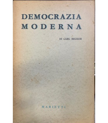 Democrazia moderna.