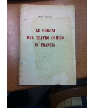 Le origini del teatro comico in Francia