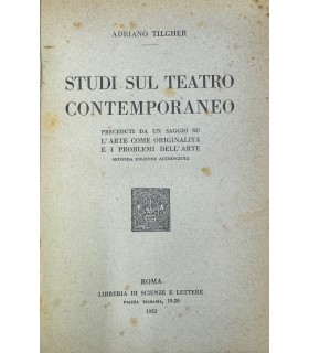 Studi sul teatro contemporaneo.