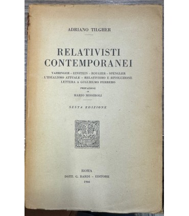 Relativisti contemporanei.
