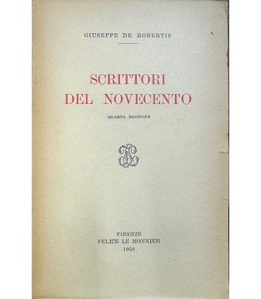 Scrittori del novecento.
