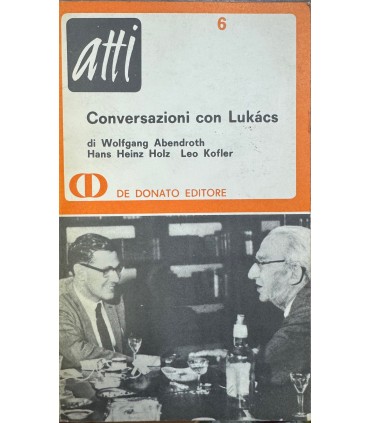 Conversazioni con Lukacs.