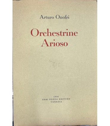 Orchestrine Arioso.