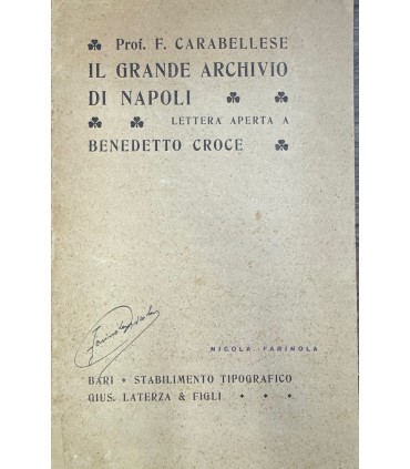 Il grande archivio di Napoli.