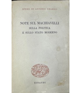Note sul Machaivelli sulla politicca e sullo stato moderno.