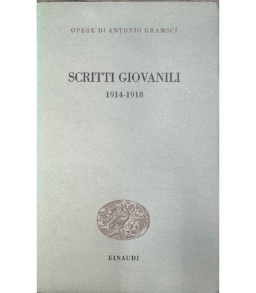 Scritti giovanili. 1914-1918.