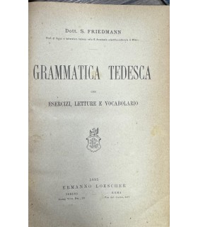 Grammatica tedesca con esercizi, letture e vocabolario.