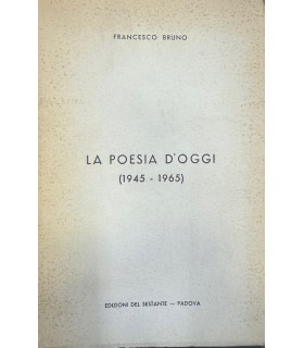 La poesia d'oggi (1945-1965).