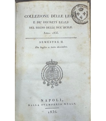 Collezione delle Leggi e de decreti reali del Regno delle Due Sicilie. Anno 1836.