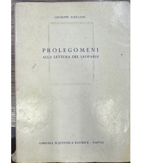Prolegomeni alla lettura del Leopardi.