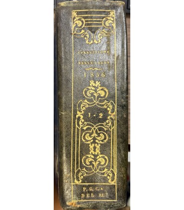 Collezione delle Leggi e de decreti reali del Regno delle Due Sicilie. Anno 1856. I e II semestre.