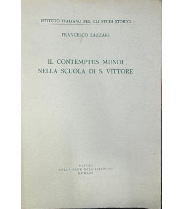 Il contempus Mundi nella scuola di S. Vittore.
