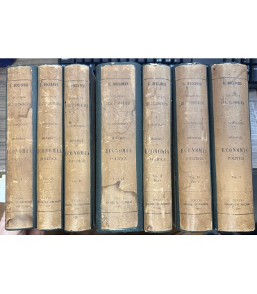 Manuale di economia politica. 5 volumi in 7 tomi.