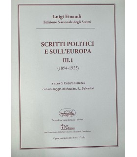 Scritti politici e sull'Europa III.1.