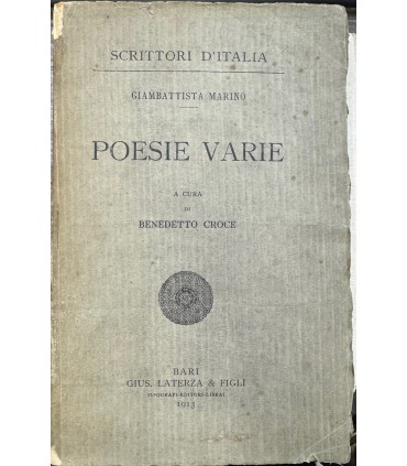 Poesie varie.