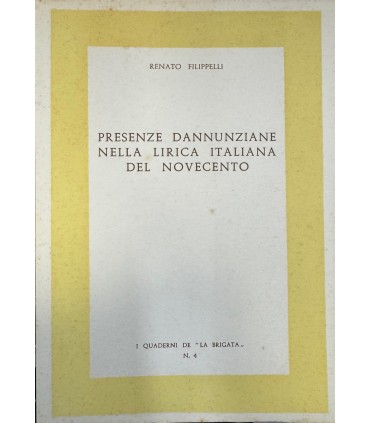 Presenze dannunziane nella lirica italiana del novecento.