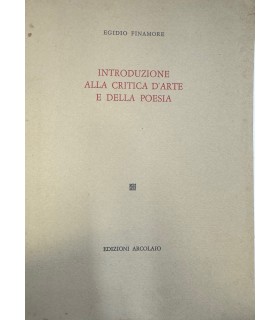 Introduzione alla critica d'arte e della poesia.
