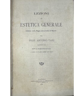 Lezioni di estetica generale.