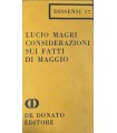Considerazioni sui fatti di Maggio.