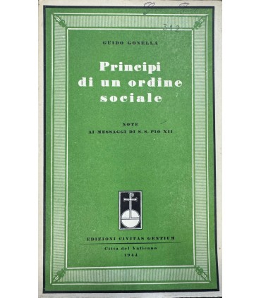 Principi di un ordine sociale.