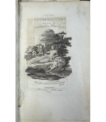 Della natura delle cose. Libri VI.