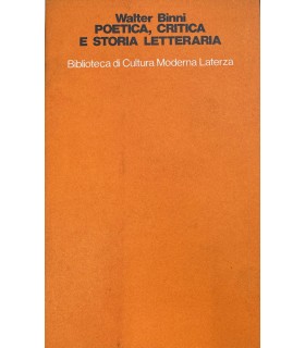 Poetica, critica e storia letteraria.