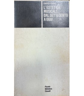 L'estetica musicale dal settecento a oggi.