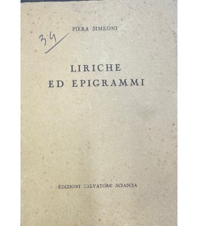 Liriche ed epigrammi.