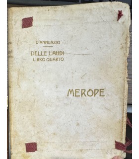 Laudi del mare della terra e degli eroi. Libro IV Merope.