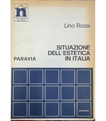 Situazione dell'estetica in Italia.