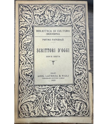 Scrittori d'oggi. Serie Sesta.