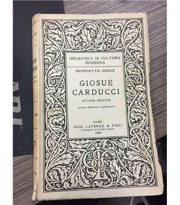 Giosuè Carducci. Studio critico