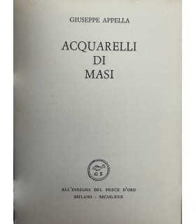 Acquerelli di Masi.