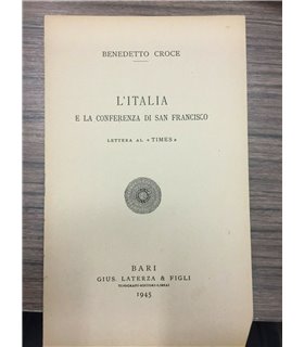 L'Italia e la conferenza di San Francisco