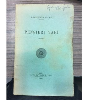 Pensieri Vari. (Ristampa)