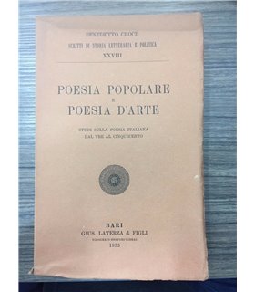 Poesia popolare e poesia d'arte