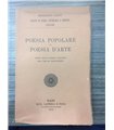 Poesia popolare e poesia d'arte